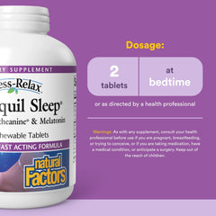 Tranquil Sleep packaging box highlighting a clean label