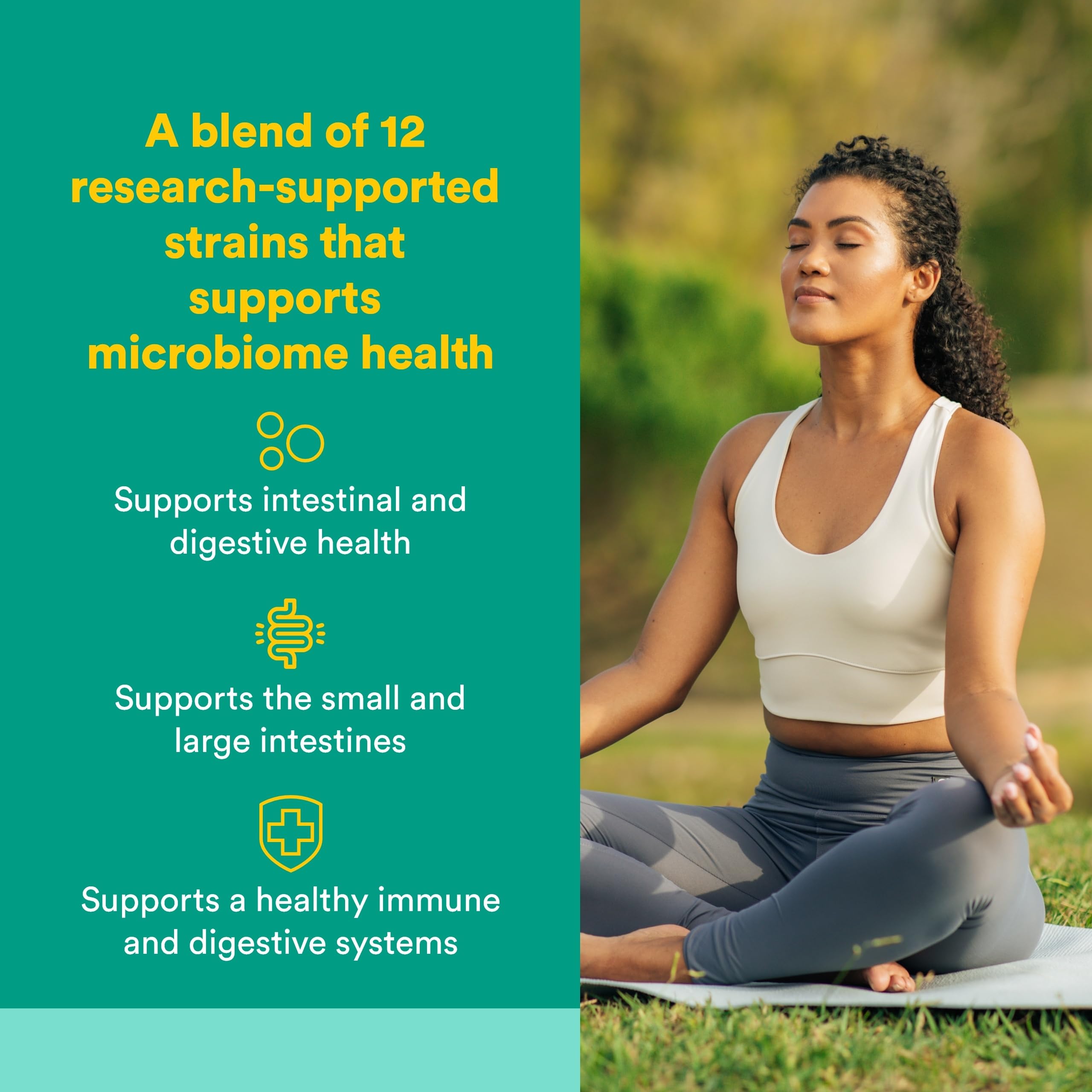 Natural Factors Ultimate Probiotic 24/12 capsules close-up showing 24B CFU for gut balance.