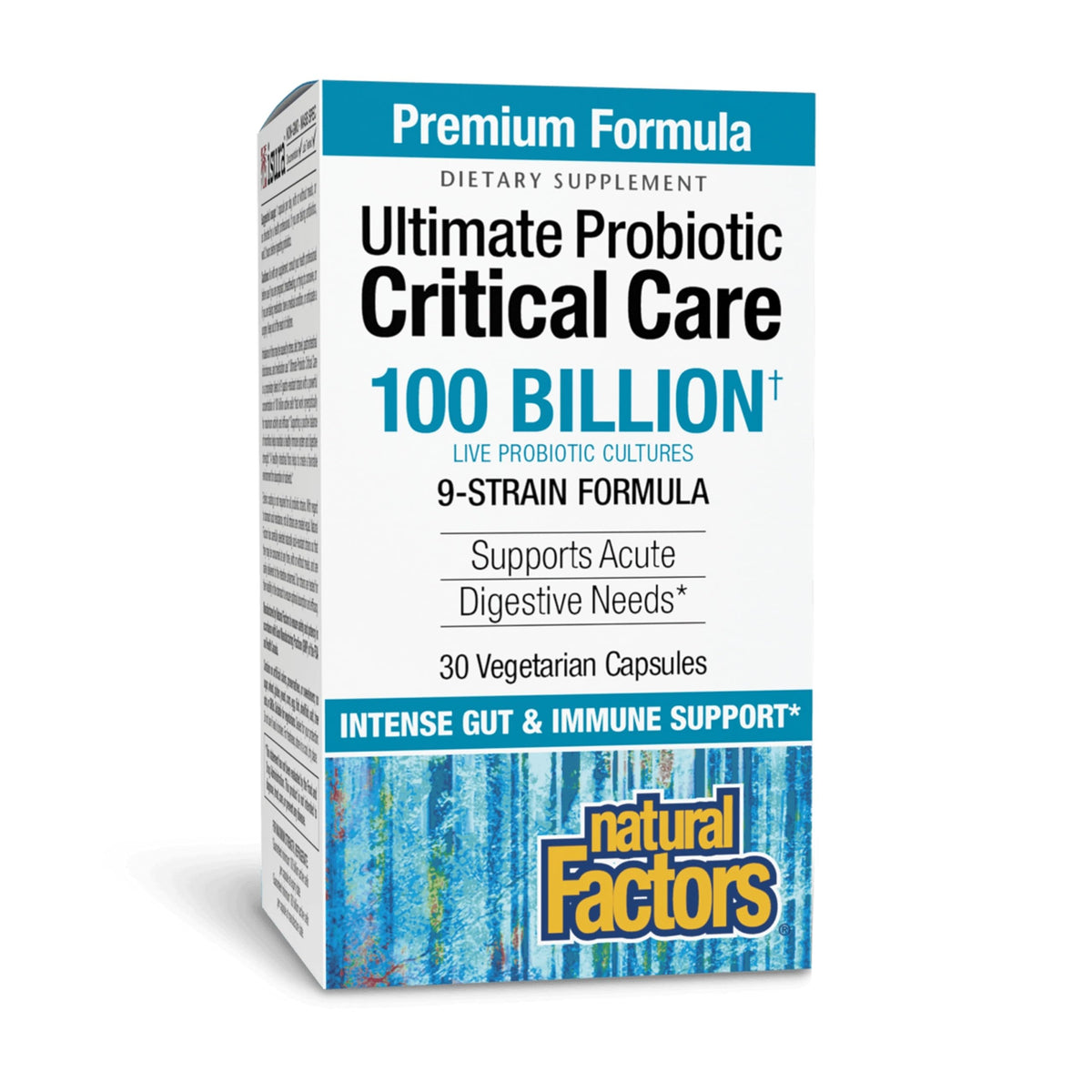 Natural Factors Ultimate Probiotic bottle front for gut health support