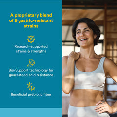 Natural Factors Ultimate Probiotic Critical Care bottle back with directions for gut balance and immune support