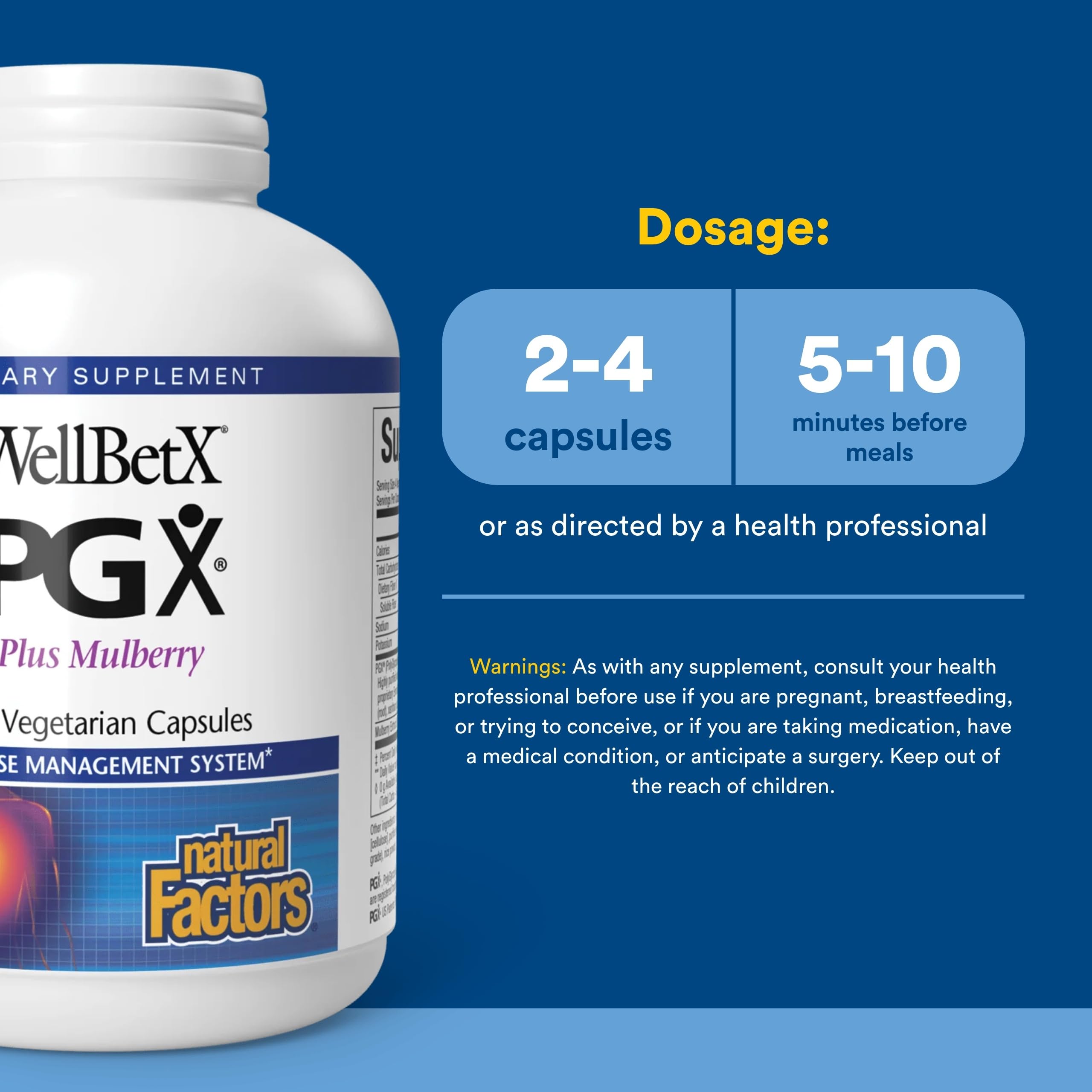 WellBetX Plus Mulberry label highlights quality ingredients for a balanced lifestyle.