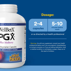 WellBetX Plus Mulberry label highlights quality ingredients for a balanced lifestyle.