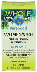 Natural Factors multivitamin tablets arranged on a white surface for daily use