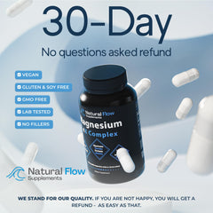 Natural Flow 4X Magnesium made in USA badge emphasizes domestic production