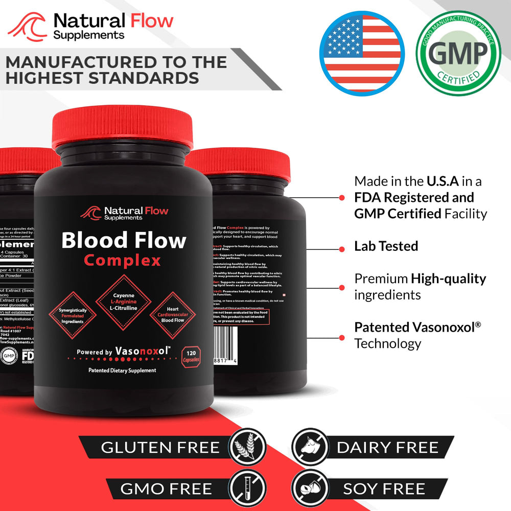 Cayenne pepper capsule from Natural Flow Blood Flow Complex aids warming daily activity.