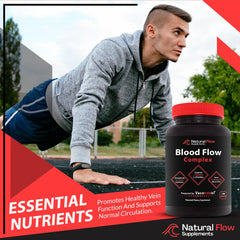 Ginkgo leaves image in Natural Flow Blood Flow Complex packaging supports circulation.
