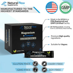 Natural Flow magnesium powder with lab-tested seal ensuring purity.