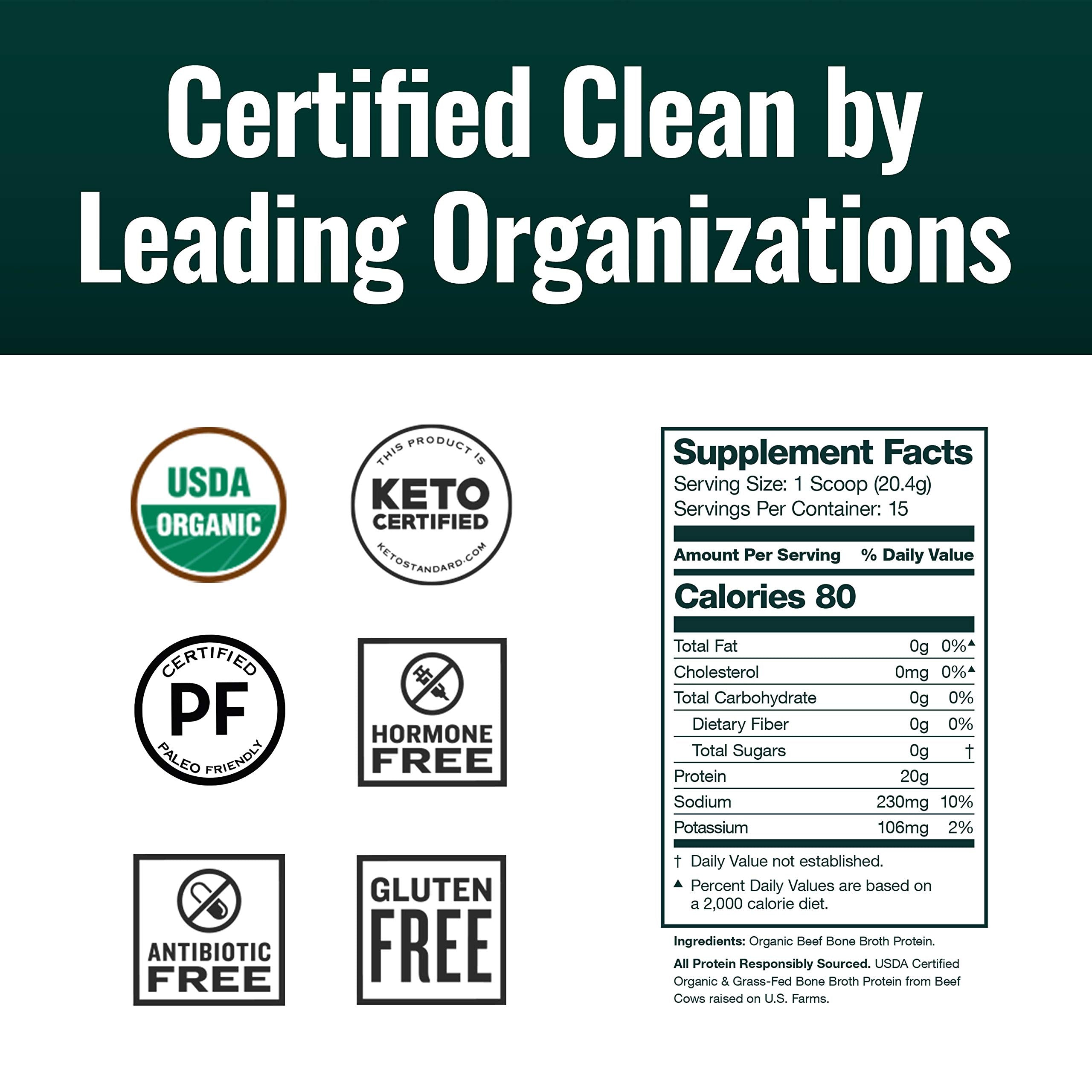 Natural Force organic grass-fed beef sources emphasize clean, GMO-free ingredients