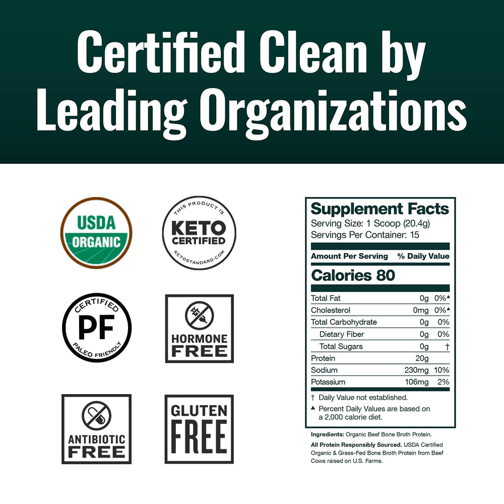 Natural Force organic grass-fed beef sources emphasize clean, GMO-free ingredients