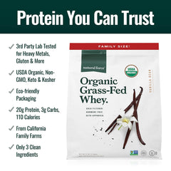 Natural Force USDA Organic and Non-GMO certification close-up.