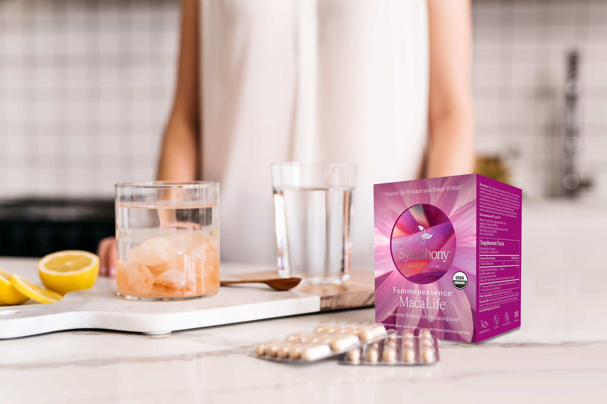 Eco-friendly packaging for Femmenessence MacaLife supports sustainability