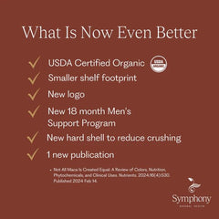 Product label emphasizing organic, vegan, and non-GMO standards