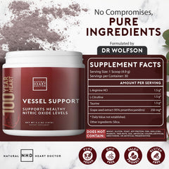 Natural Heart Doctor Vessel Support ingredient scoop showing precise dosing