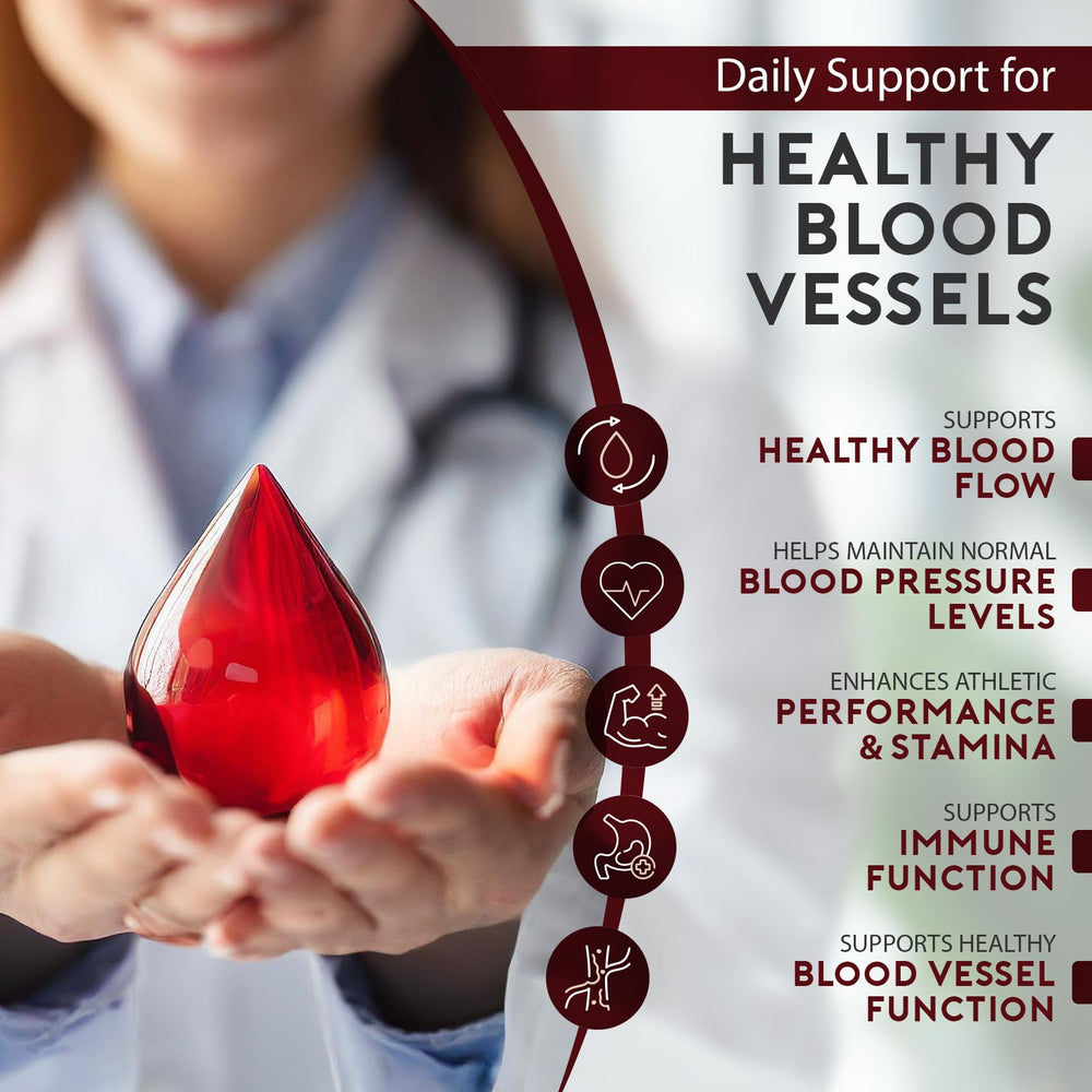 Natural Heart Doctor Vessel Support powder dissolves quickly in water