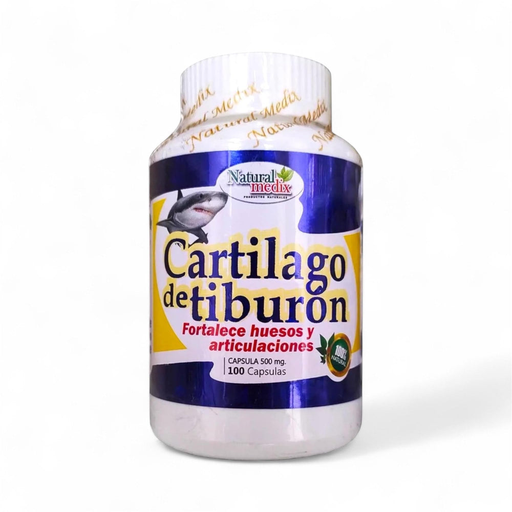 Natural Medix Cartilage bottle front label shows Peruvian sourcing for joint support