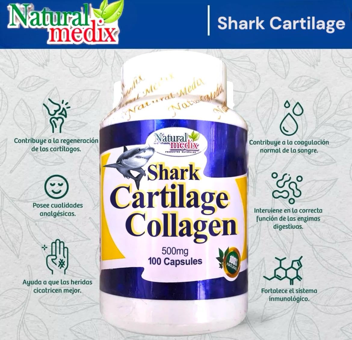 Natural Medix Cartilage daily-dose scene with meals for consistency