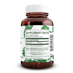 Natural Nutra Bee Pollen 500 mg bottle hero image highlighting premium supplement