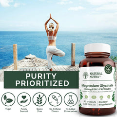 Capsules being poured to illustrate convenient daily dosage.