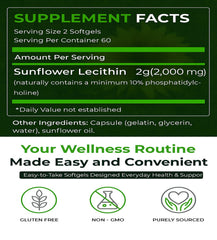 Closeup of softgels, convenient daily use for busy moms.