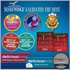 Natural Path Silver Wings colloidal silver pour shows easy daily dosing
