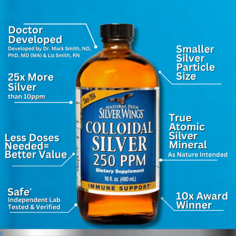 Natural Path Silver Wings daily drops for convenient on-the-go supplementation