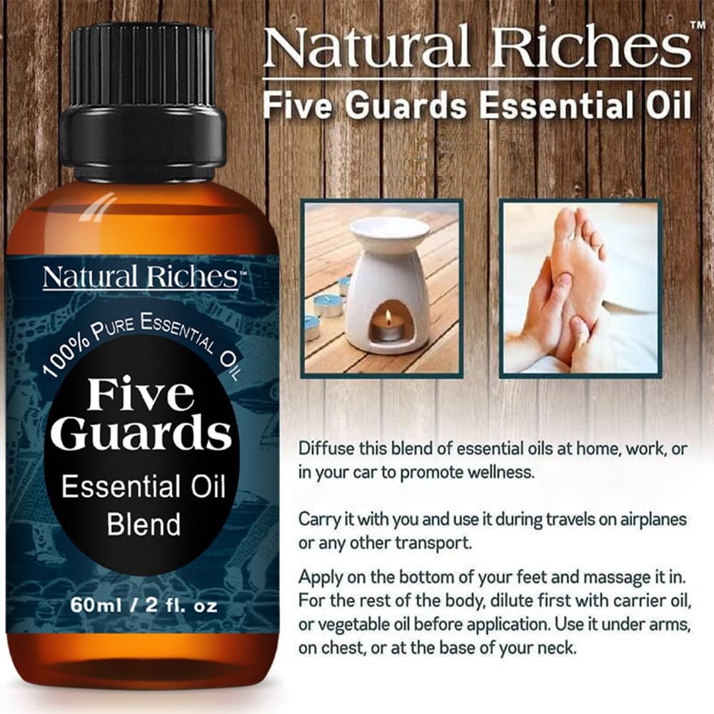 Natural Riches Five Guards surface cleaning use with diluted oil