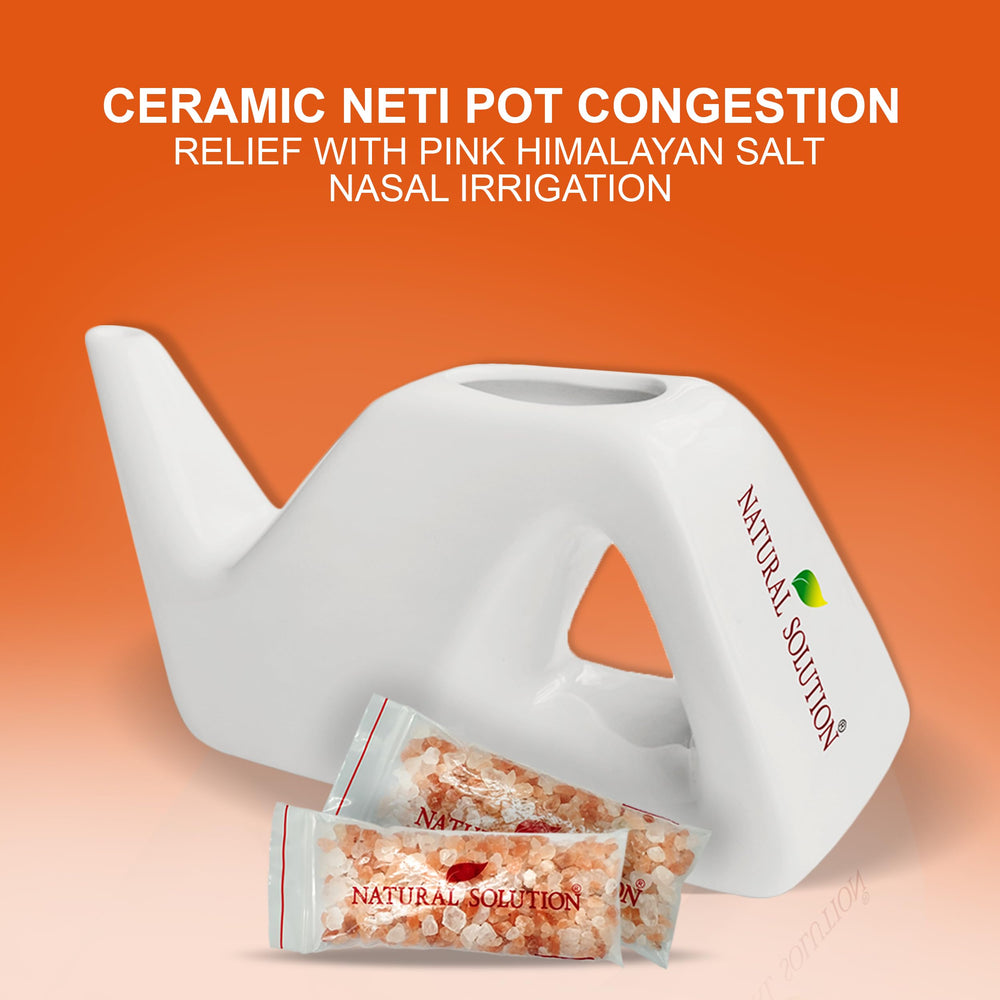 Natural Solution pink Himalayan salt for natural saline nasal irrigation