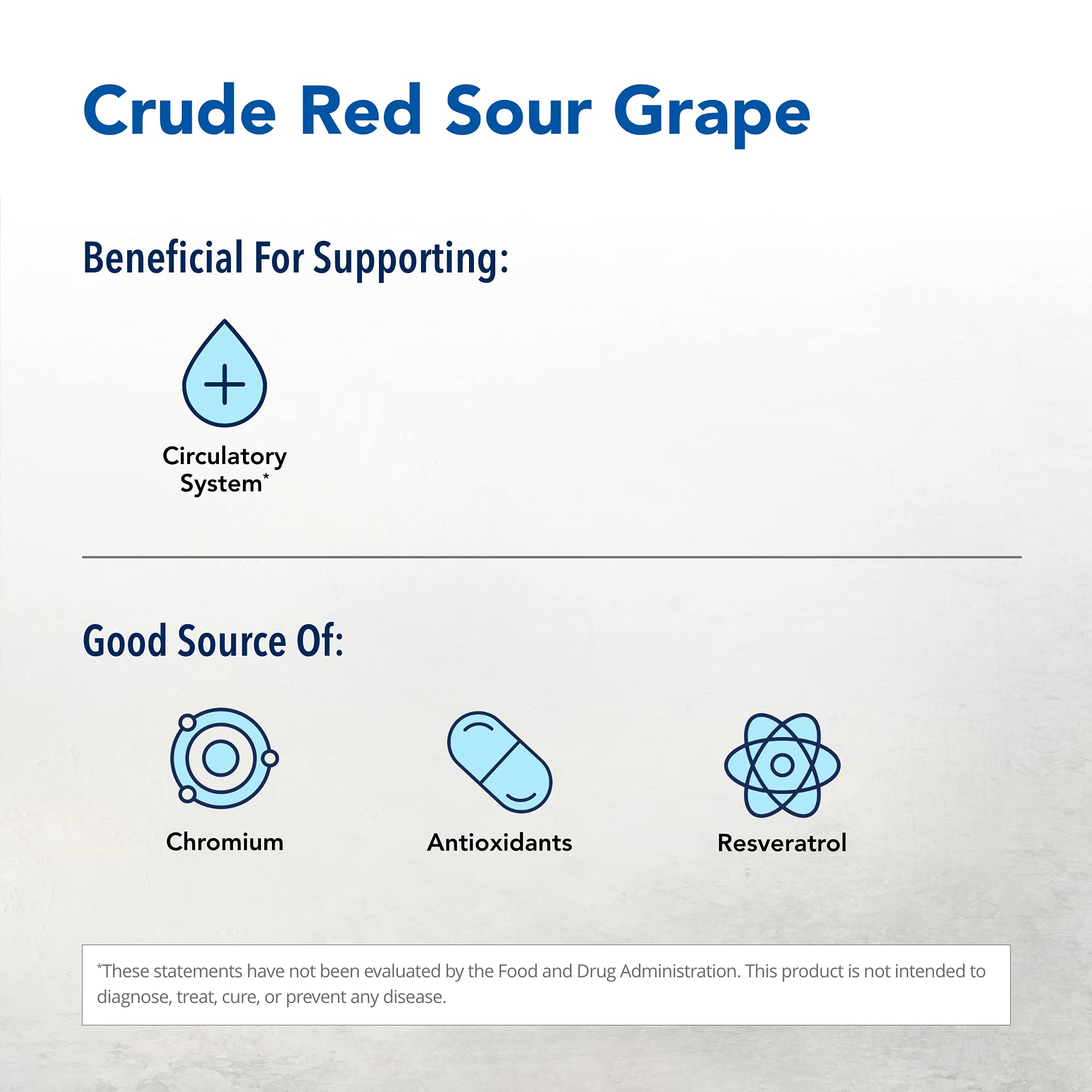 Close-up of grape powder and seeds illustrating full ingredient list for Resvital.