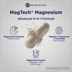Hands holding MagTech capsules ready to take daily.