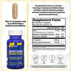 Natural Stacks Serotonin Brain Food capsules ready for daily use