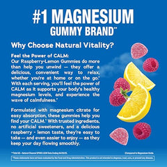 Natural Vitality CALM Gummies texture close-up for easy chewing.