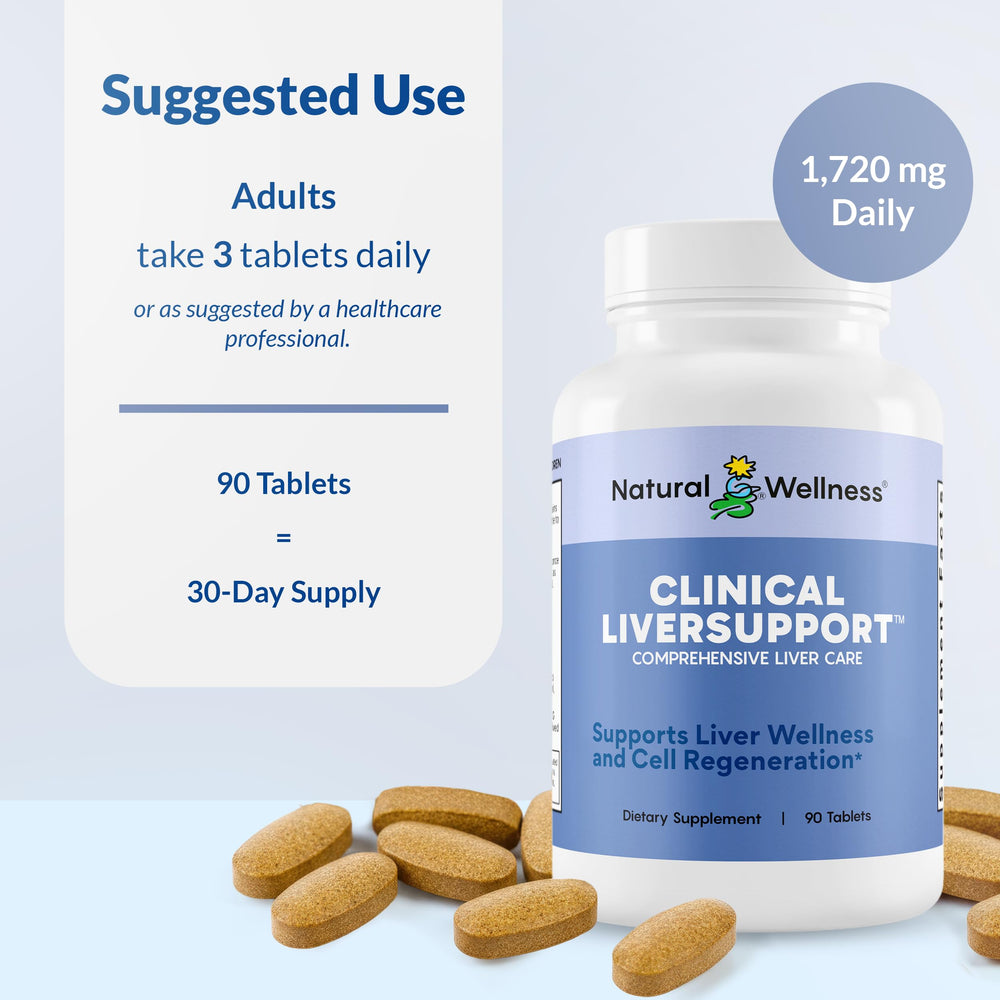 Natural Wellness packaging display signals premium physician-formulated liver support.