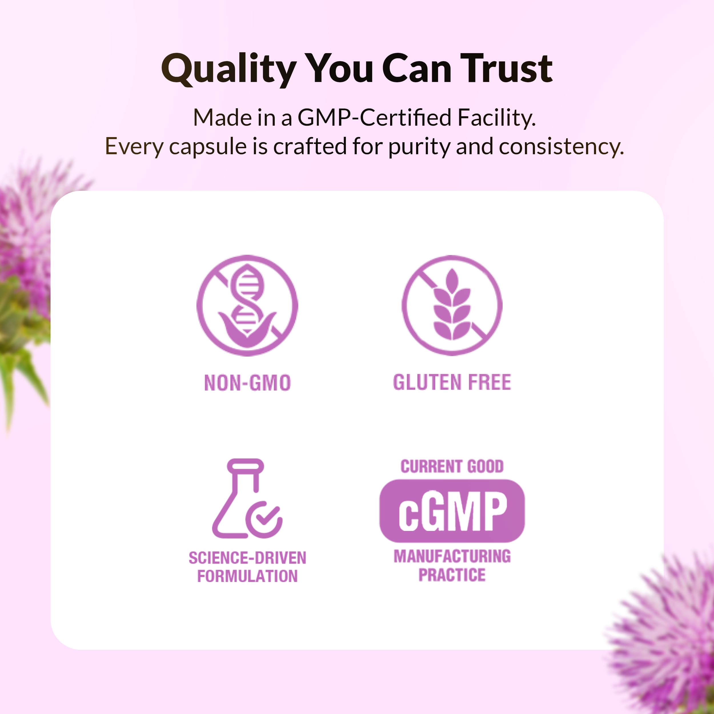 Natural Wellness UltraThistle bottle-dosage-guide aids simple timing