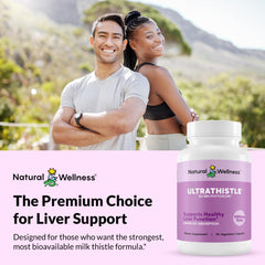 Natural Wellness UltraThistle packaging-facts provide transparent product information