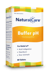 NaturalCare Buffer pH bottle label displaying product and clean design for balance
