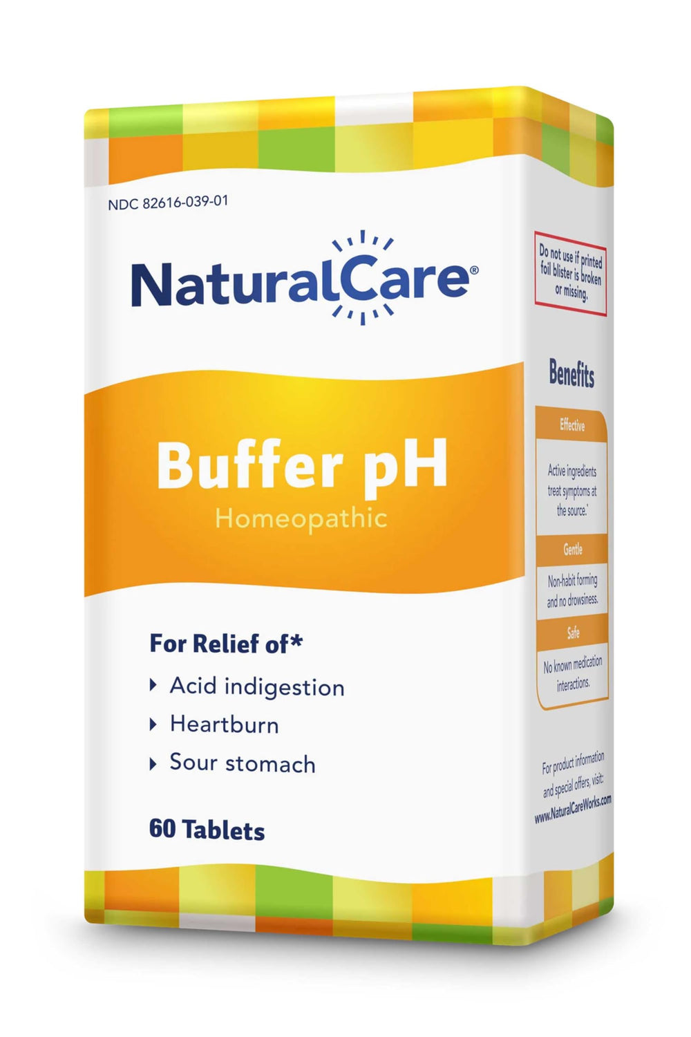 NaturalCare Buffer pH dosing lid shows easy administration for daily use