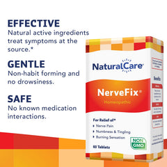 NaturalCare NerveFix demonstrates a homeopathic formula for nerve discomfort management.