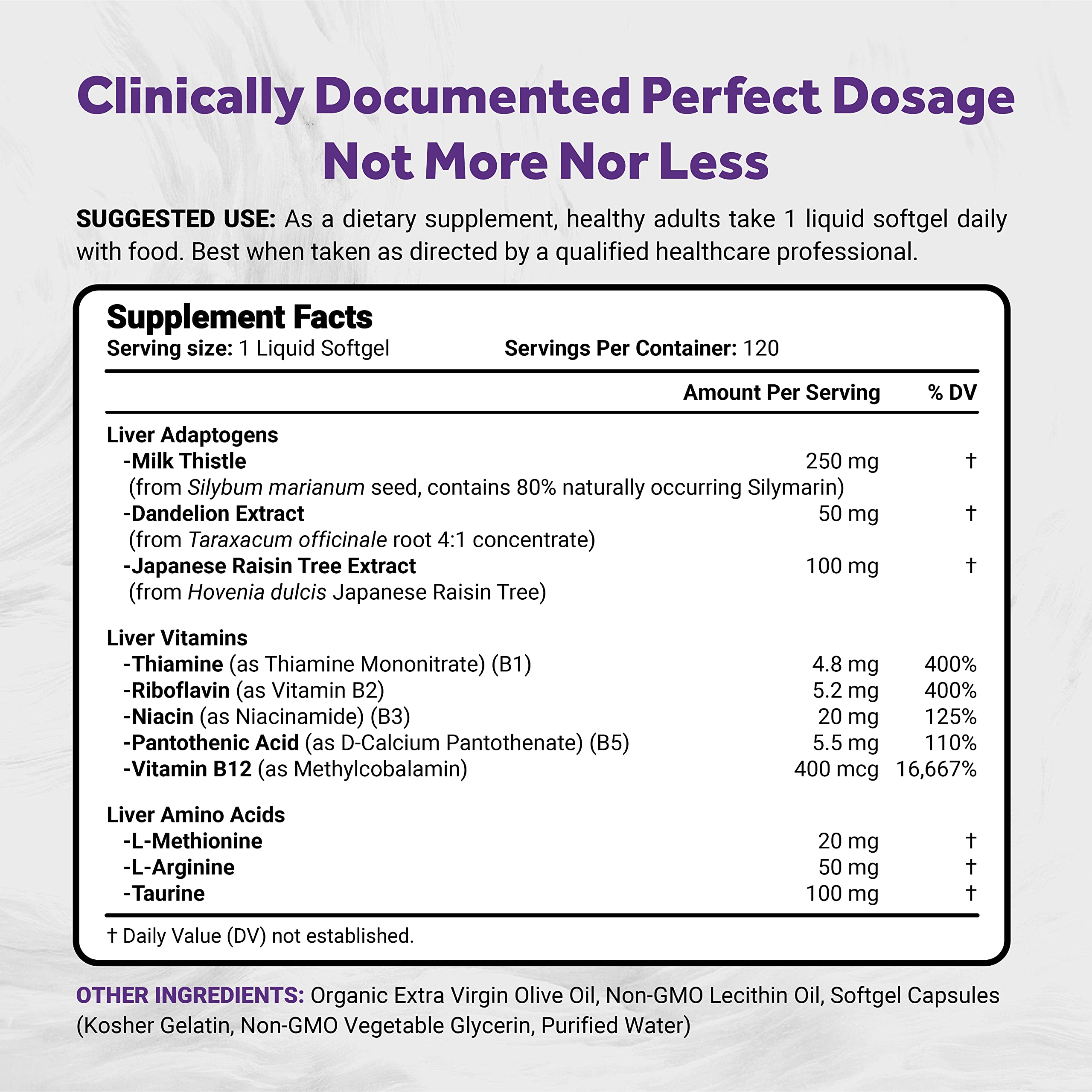 Naturalis 1300mg enhanced formula bottle highlights concentrated liver care benefits