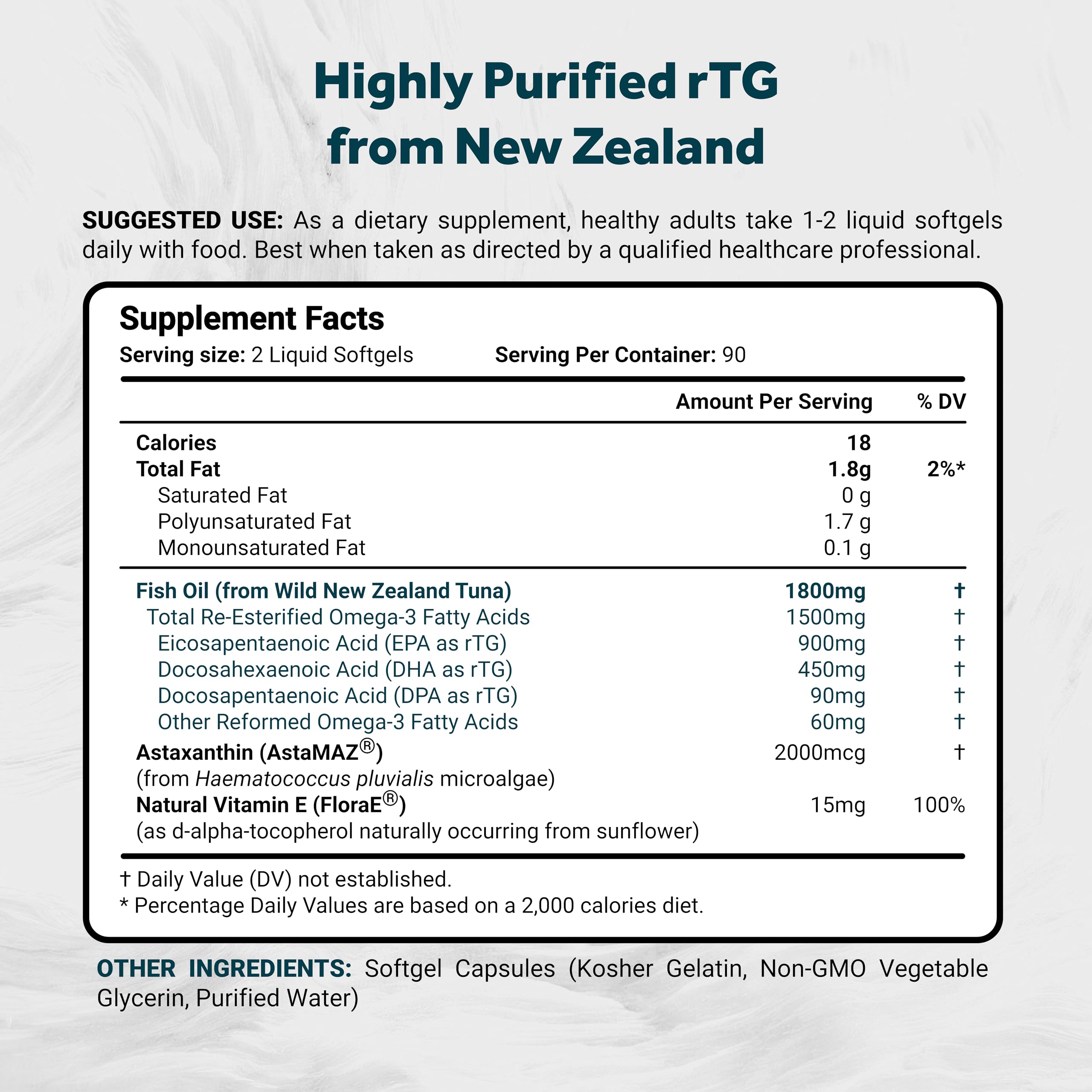 Naturalis Omega-3 capsules close-up highlighting high absorption re-formed TG form