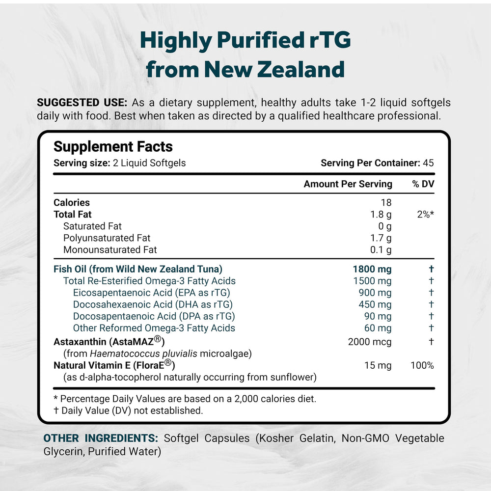 Naturalis omega-3 softgels close-up highlighting easy-to-swallow capsules.