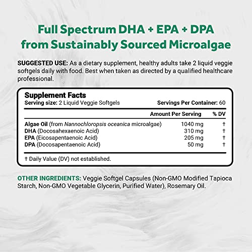 Naturalis vegan Omega-3 bottle front: easy-to-take daily capsules.