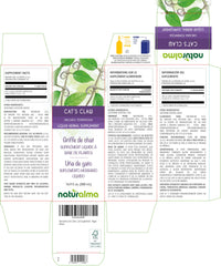 Naturalma Cat's Claw bark tincture drops ready for precise dosing.