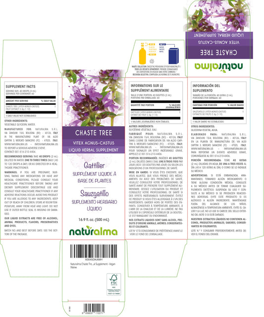 Naturalma Chaste Tree drops pour demonstrates measured dosing