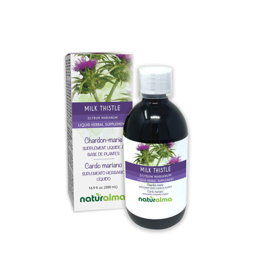 Naturalma Milk Thistle tincture bottle 500ml for daily wellness routine.