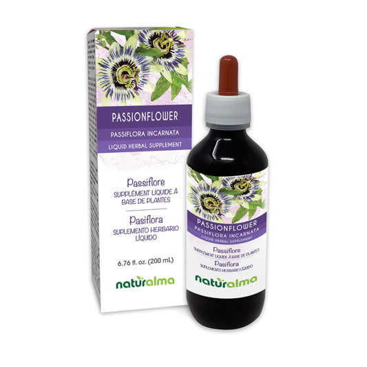 Naturalma passionflower tincture bottle ready for calming routines