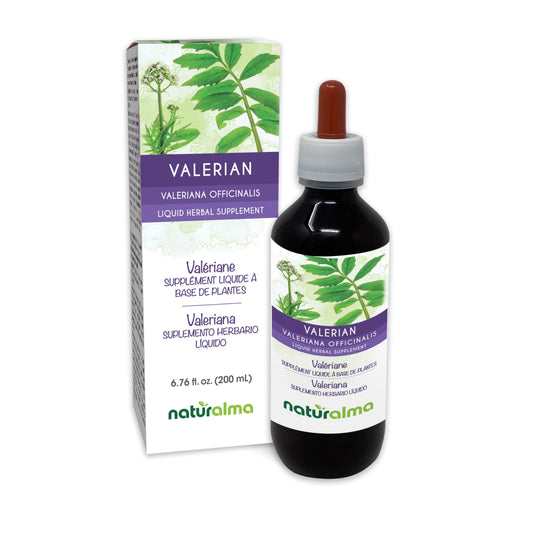 Naturalma Valerian tincture bottle with dropper for calm evenings.