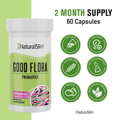 NaturalSlim 60 vegetarian capsules ready for daily gut support