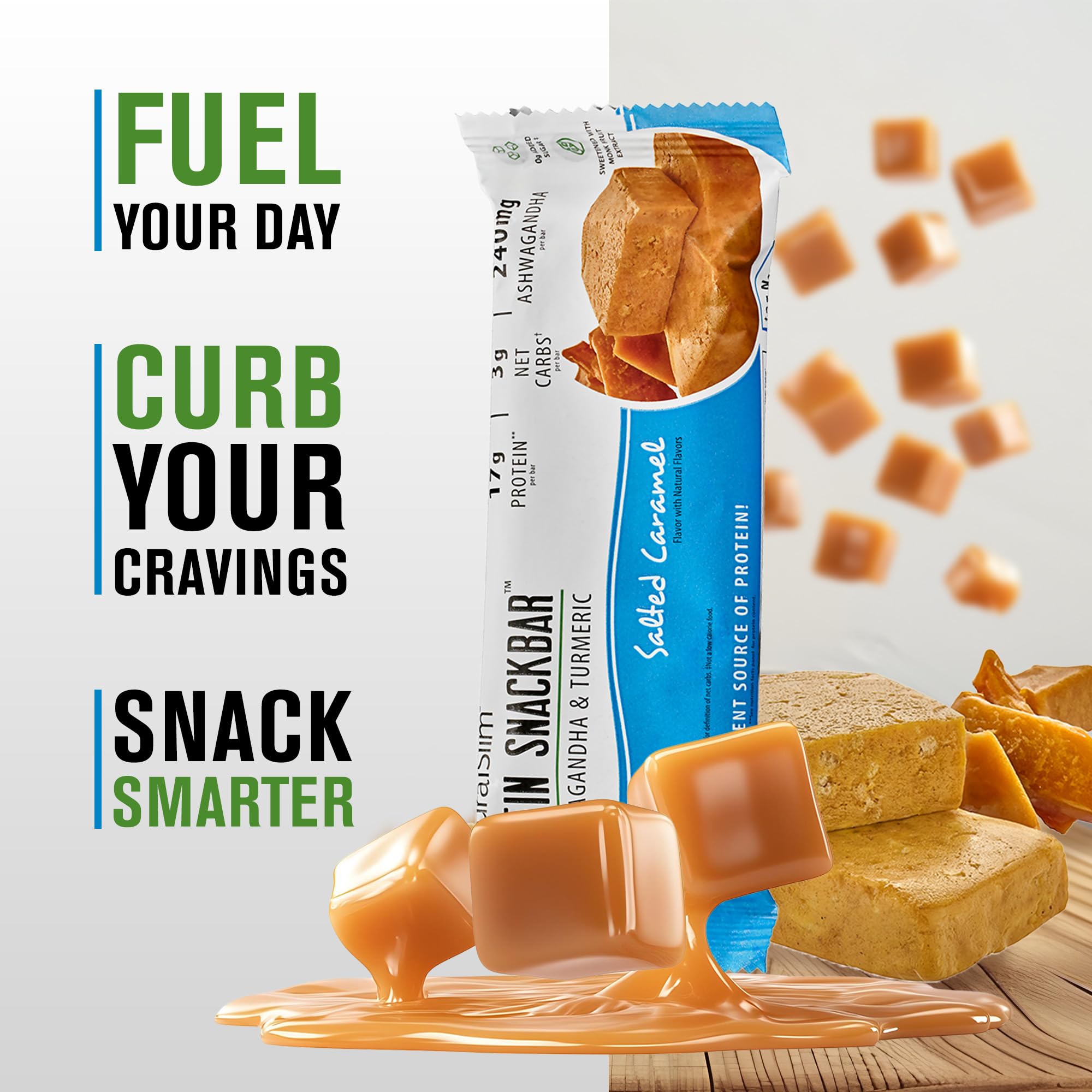 NaturalSlim on-the-go snack scene with eight-bar box