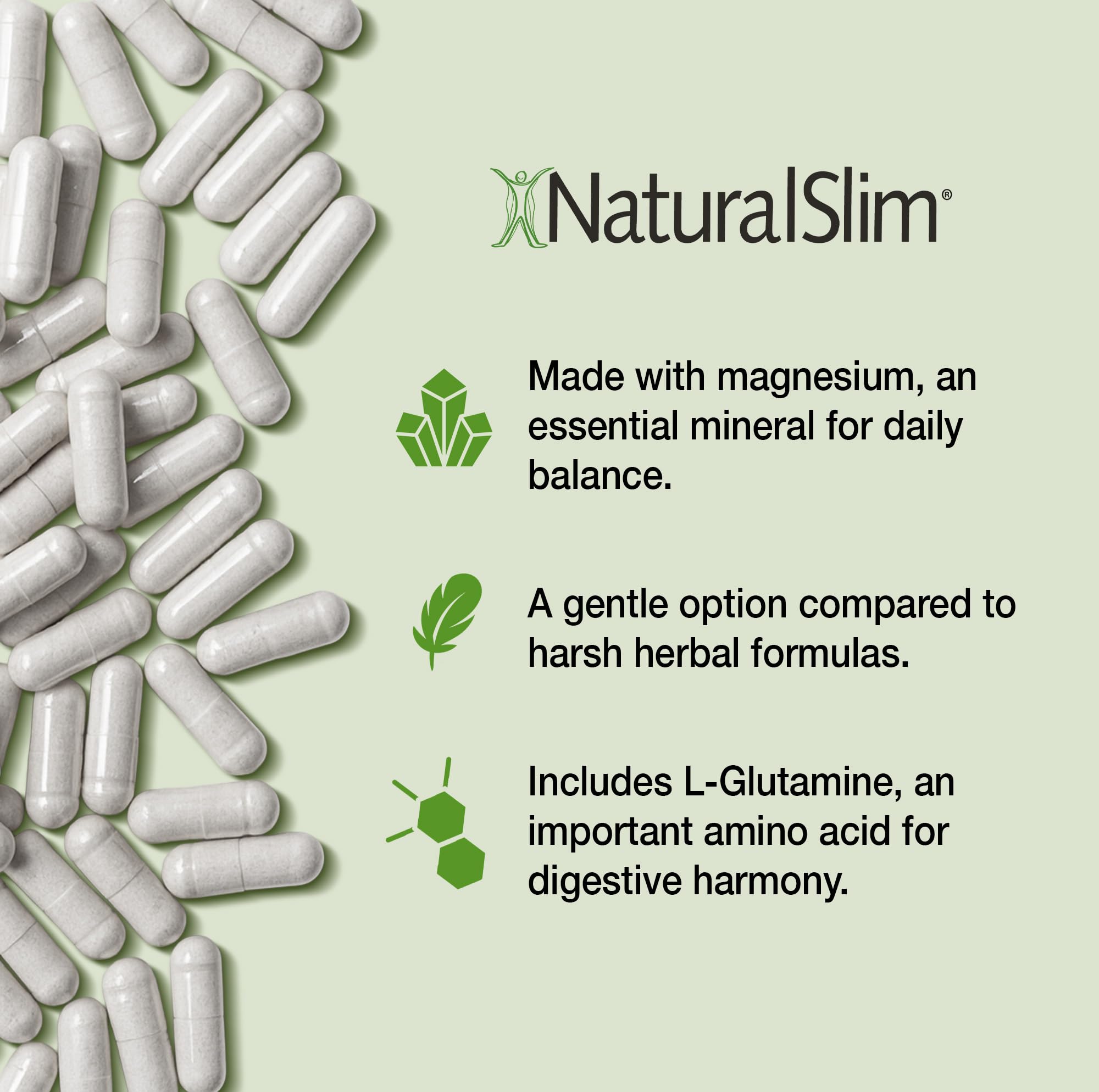 Front view of Naturalslim Constipend 3-pack packaging for value.
