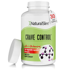 NaturalSlim Crave Control bottle front showing cravings management.